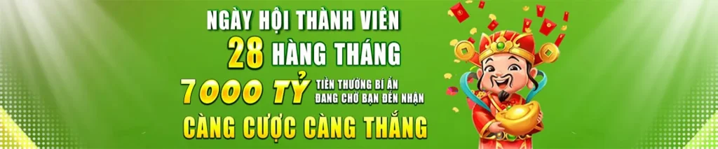 ngày hội thành viên tại trang good8856 tặng thưởng